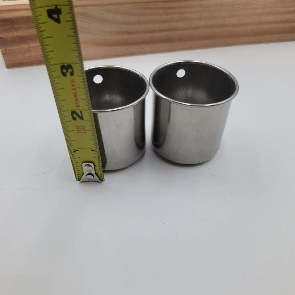 Natural Wood Bird Playstand Tabletop Gym with Stainless Steel Tray‎ and Cups